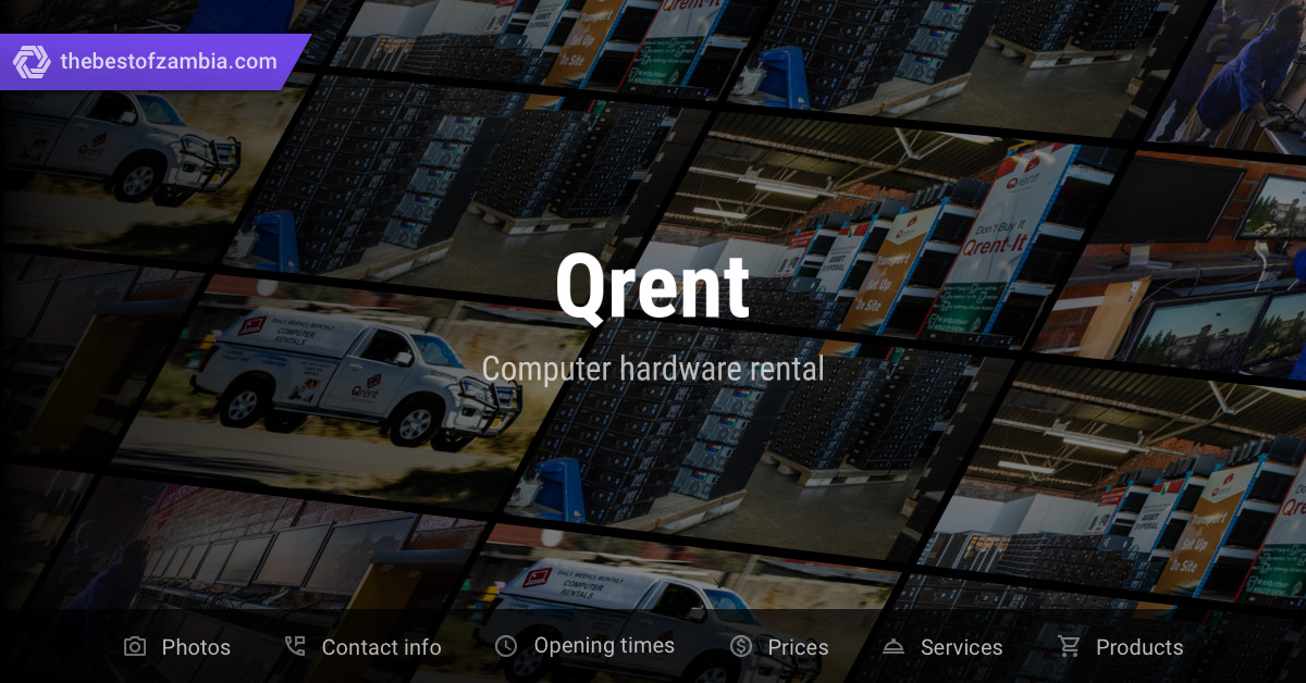 Qrent | Computer hardware rental in Lusaka, Zambia